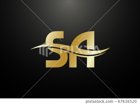 Initial Monogram Letter S A Logo Design Vector Template. S A Letter Logo Design 67616520