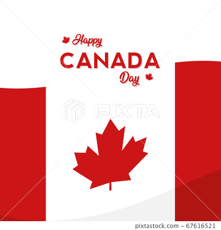 Happy canada day card 67616521