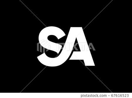 Initial Monogram Letter S A Logo Design Vector Template. S A Letter Logo Design 67616523
