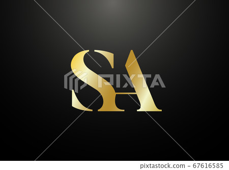 Initial Monogram Letter S A Logo Design Vector Template. S A Letter Logo Design Initial Monogram Letter S A Logo Design Vector Template. S A Letter Logo Design 67616585