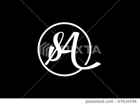 Initial Monogram Letter S A Logo Design Vector Template. S A Letter Logo Design 67616596