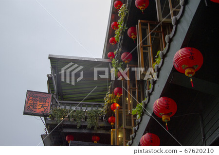 台灣九份街與紅燈 台灣九份街與紅燈 67620210