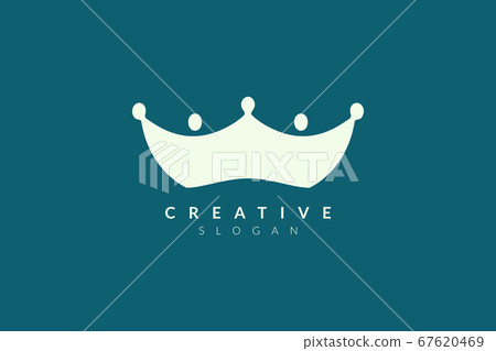 Exclusive Logo 595646, MM Crown Minimalist Logo