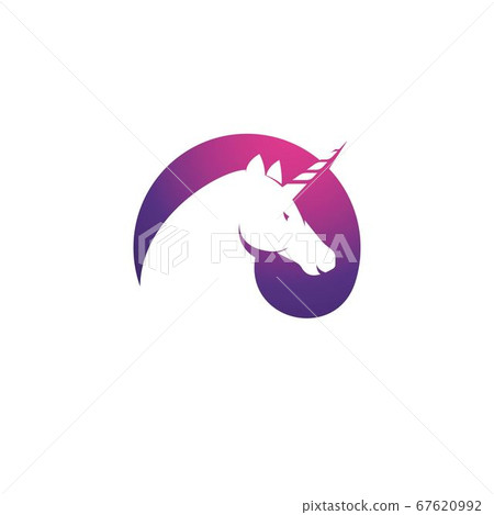 Unicorn Logo icon vector illustration 67620992