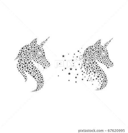 Unicorn Logo icon vector illustration 67620995