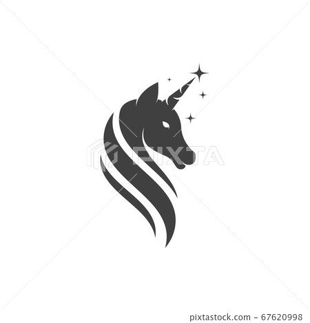 Unicorn Logo icon vector illustration 67620998