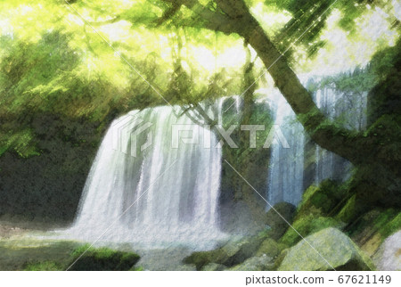 Nabegataki watercolor style 67621149