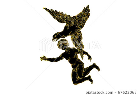 88 Constellation with shadow without line Black Aquarius 67622065