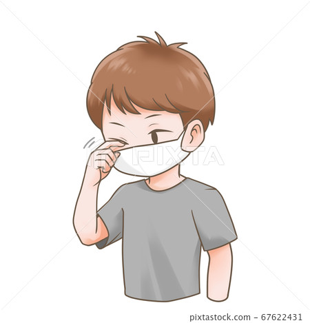 一個人ing他的眼睛的插圖 67622431