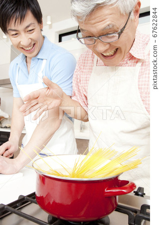 parent and child cooking parent and child cooking 67622844