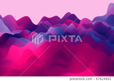 背景波色抽象材料 67624891