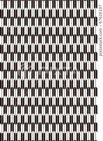 Japanese traditional pattern Yasuri pattern Japanese pattern Yagasuri arrow background Japanese traditional pattern Yasuri pattern Japanese pattern Yagasuri arrow background 67626187
