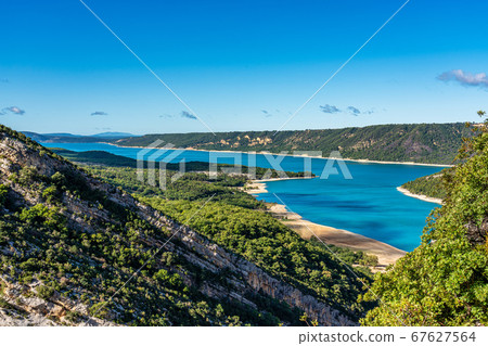 Lake Sainte-Croix, Verdon Gorge, Provence in 67627564
