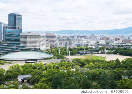 Scenery from Osaka Castle Scenery from Osaka Castle 67630691