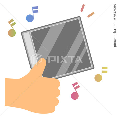 拿著音樂CD盒 67632069