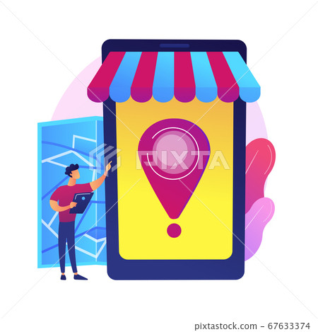 Mobile shopping vector concept metaphor Mobile shopping vector concept metaphor 67633374