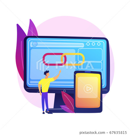Media player vector concept metaphor. Media player vector concept metaphor. 67635815