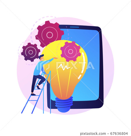 Idea management vector concept metaphor Idea management vector concept metaphor 67636804