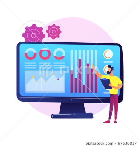 Social media dashboard vector concept metaphor Social media dashboard vector concept metaphor 67636817