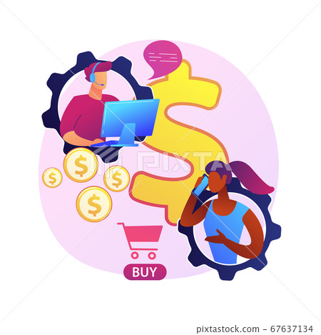 Online store customer support vector concept metaphor Online store customer support vector concept metaphor 67637134