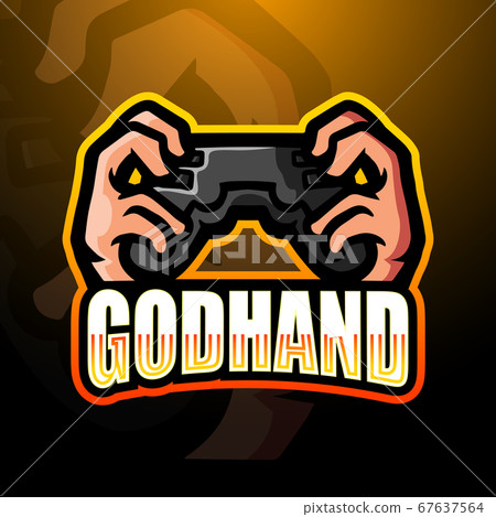 Godhand mascot esport logo design Godhand mascot esport logo design 67637564
