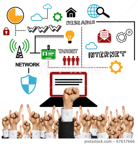 Business and teamwork concept Business and teamwork concept 67637666