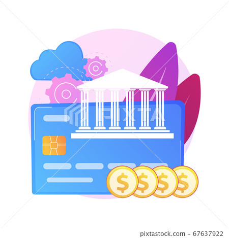 Core banking vector concept metaphor - Stock Illustration [67637922 ...