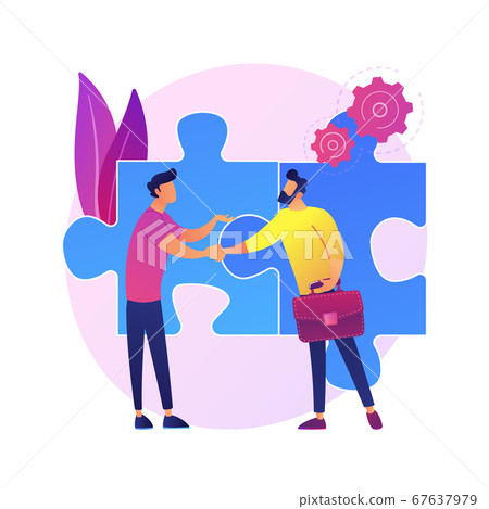Partnership vector concept metaphor 67637979