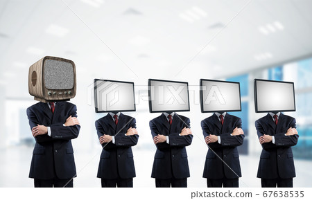 Modern technologies against old one. 67638535