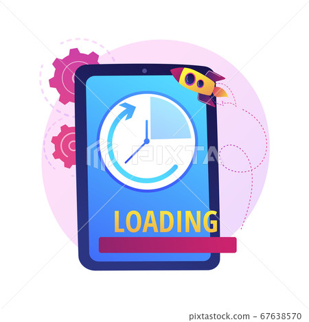 Loading speed boost vector concept metaphor Loading speed boost vector concept metaphor 67638570