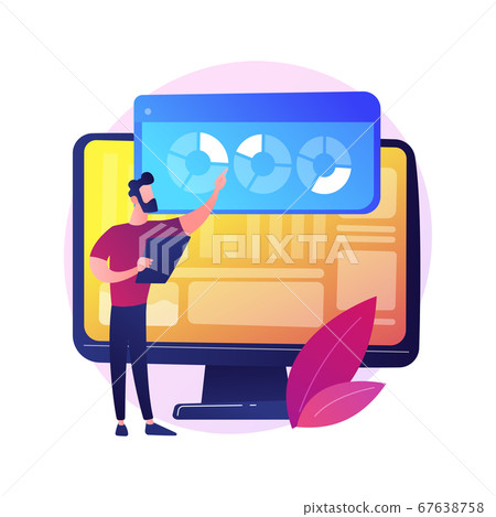 Website analysis vector concept metaphor. Website analysis vector concept metaphor. 67638758