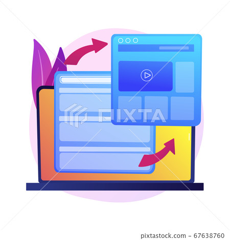 Website responsive design development vector concept metaphor. 67638760