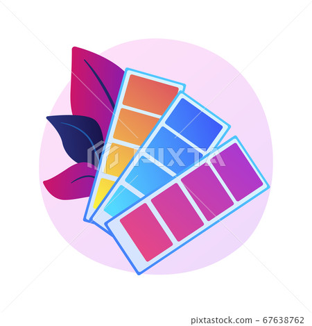 Colors swatches palette vector concept metaphor. Colors swatches palette vector concept metaphor. 67638762