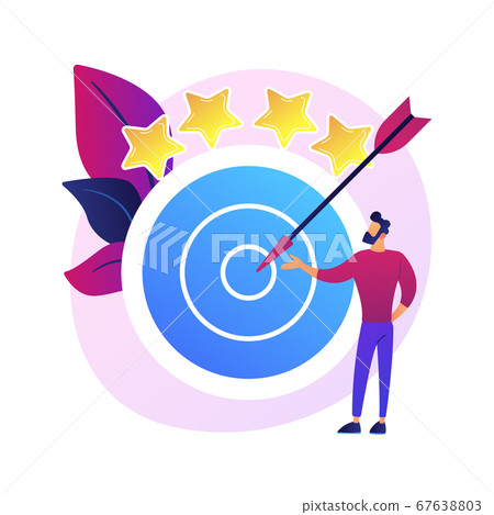 Targeted marketing vector concept metaphor. Targeted marketing vector concept metaphor. 67638803