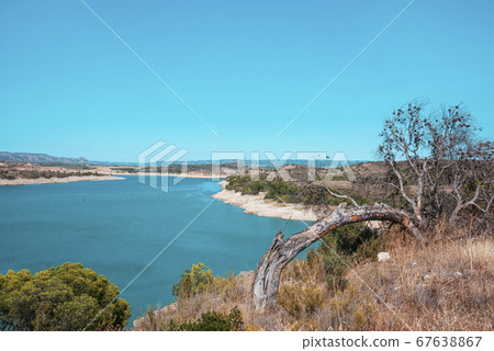 Mequinenza Reservoir, in Zaragoza province, Spain Mequinenza Reservoir, in Zaragoza province, Spain 67638867