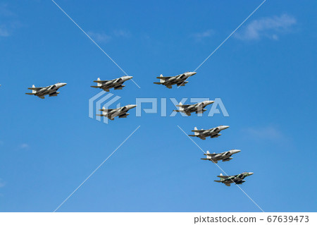 小松空軍基地慶典的異形編隊飛行 小松空軍基地慶典的異形編隊飛行 67639473