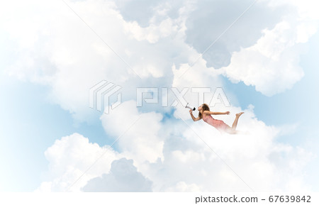 She is free to express herself She is free to express herself 67639842