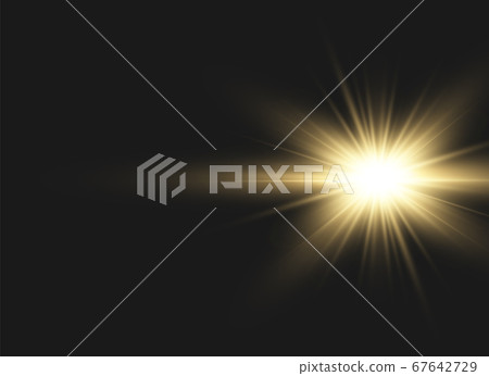 Yellow light stars. 67642729