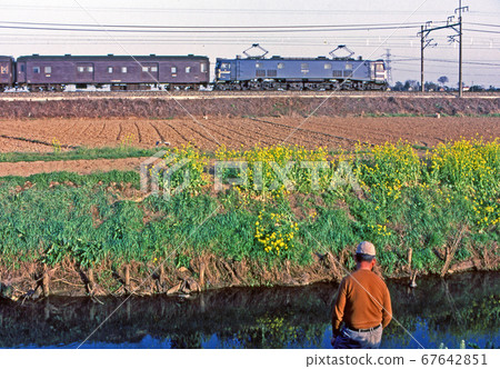 鐵路JNR：EF58拖曳行李列車栗橋久喜 67642851