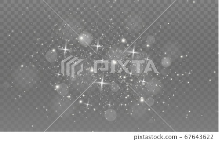 White dust sparks. White dust sparks. 67643622