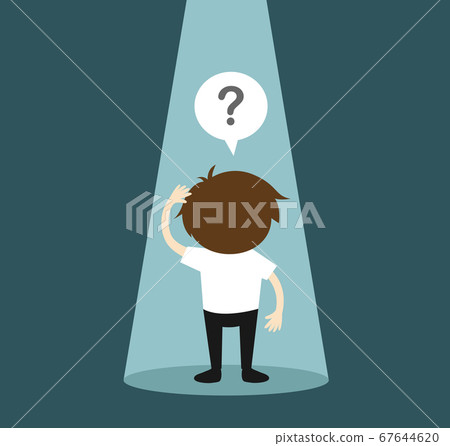 Business concept, Businessman standing alone in Business concept, Businessman standing alone in 67644620