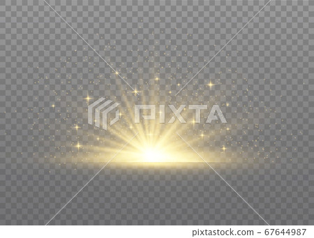 Sun ray light. 67644987