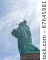 Back view of the Statue of Liberty 67645981