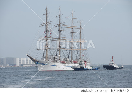 2017年帆船節-Umi Festa神戶帆船Nippon Maru駛入神戶港 67646790