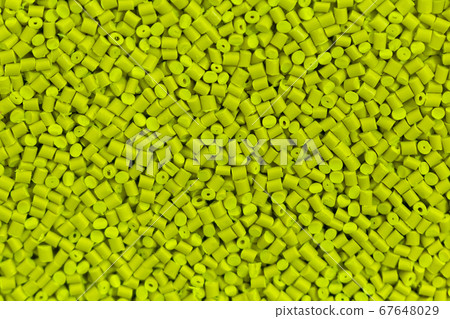 The pile of pellet material for injection process. The pile of pellet material for injection process. 67648029
