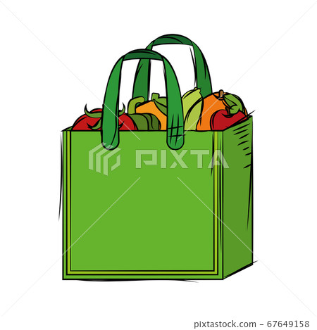 Grocery bag icon 67649158