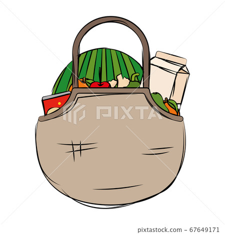 Grocery bag icon 67649171