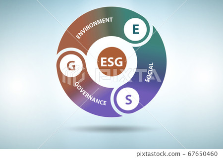 ESG concept as environmental and social governance 67650460