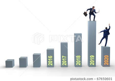 Concept of economic crisis from coronavirus covid-19 67650601