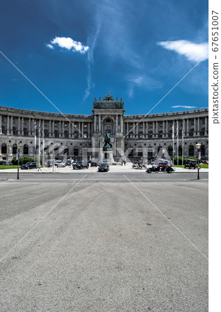 Imperial Palace Hofburg And Famous Square Heldenplatz In The Inner City Of Vienna In Austria Imperial Palace Hofburg And Famous Square Heldenplatz In The Inner City Of Vienna In Austria 67651007